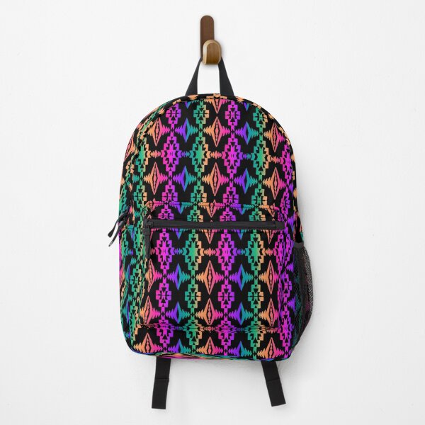 Item preview, Black / Blue / Pink Gradient Native Blanket Print designed and sold by JMWCD.