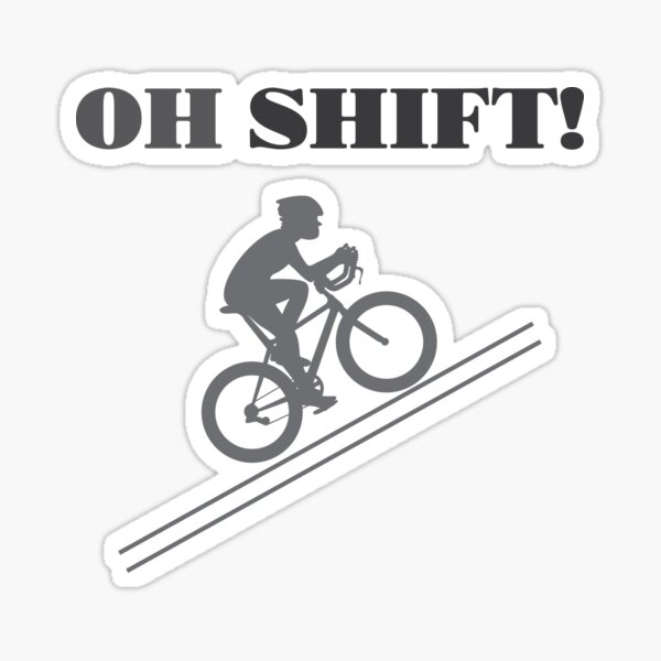 Cycologist Funny Bicycle Racer Kiss-Cut Sticker Biker Cyclist