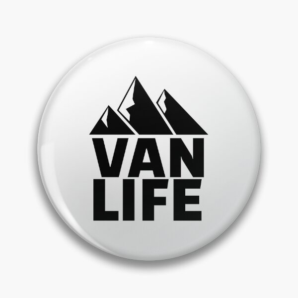 Item preview,  Van Life Mountain Range Black Graphic Image designed and sold by DARBOL-DESIGN.
