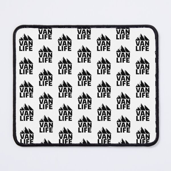 Item preview,  Van Life Mountain Range Black Graphic Image designed and sold by DARBOL-DESIGN.