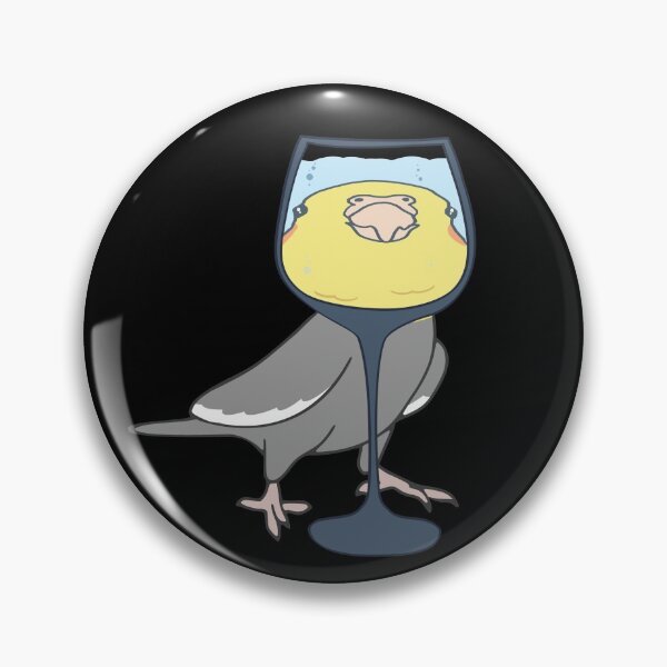 Item preview, cockatiel behind glass designed and sold by FandomizedRose.