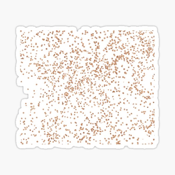 Rose gold confetti glitter - transparent background Greeting Card for Sale  by peggieprints