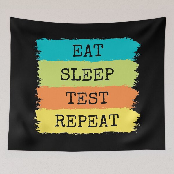 Item preview, Eat. Sleep. Test. Repeat. designed and sold by trendingatees.