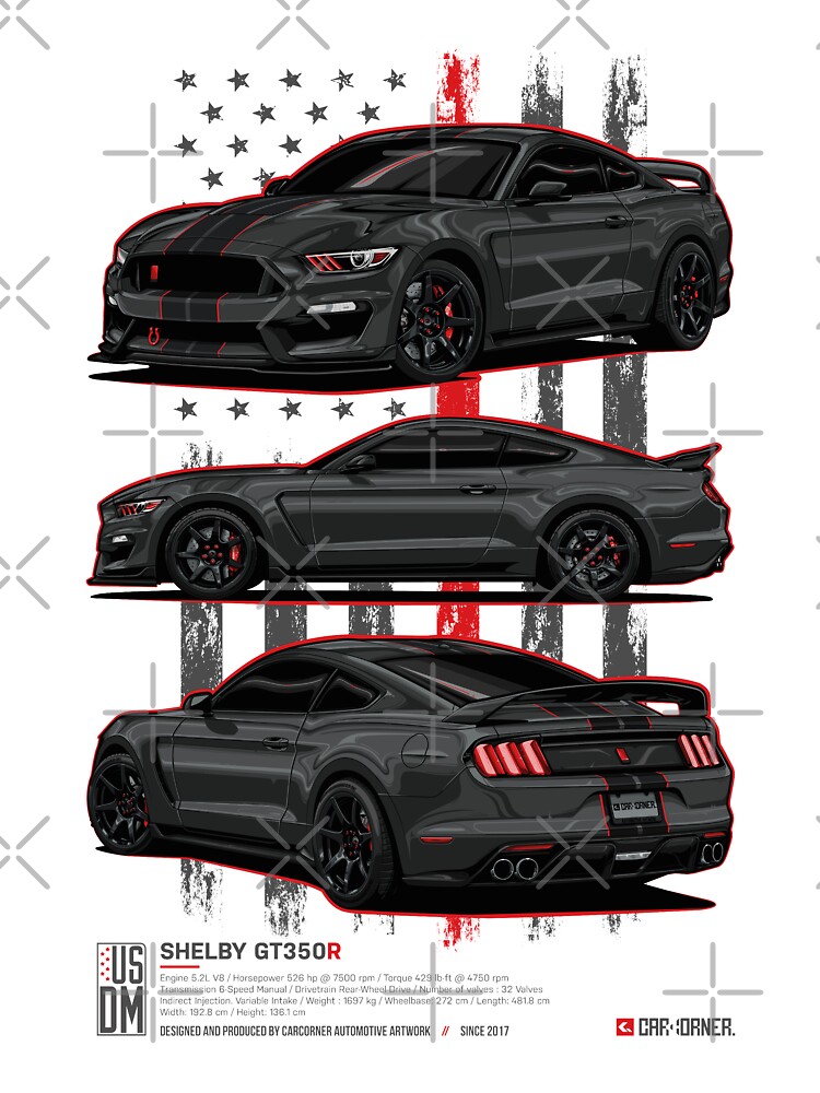 Shelby GT350R - USDM - CarCorner Baby One-Piece