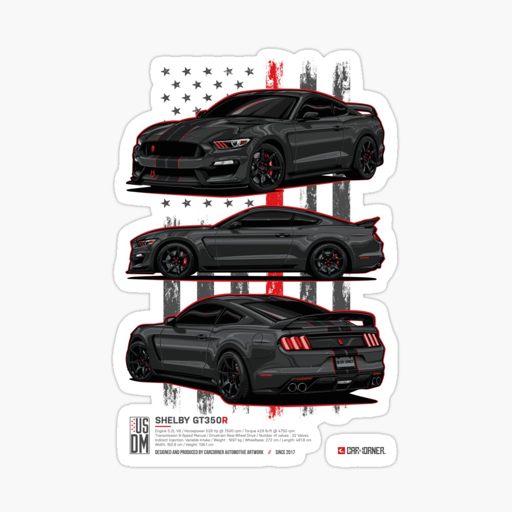 Shelby GT350R - USDM - CarCorner Baby One-Piece