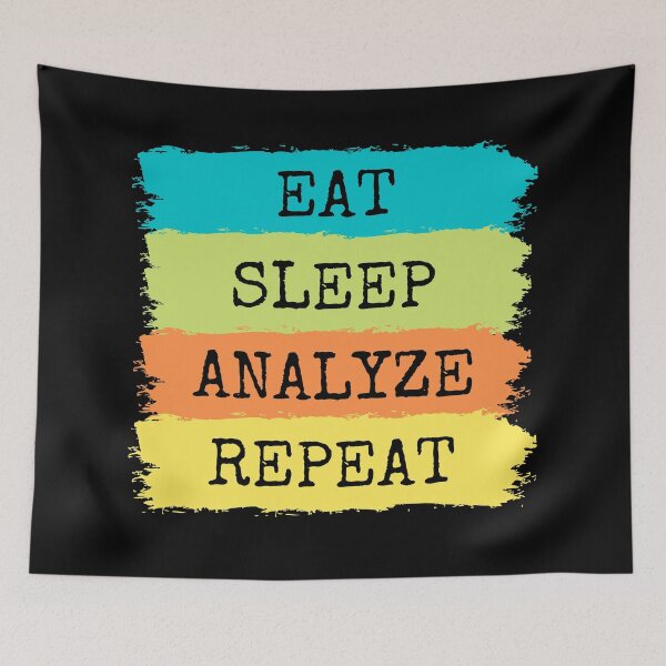 Item preview, Eat. Sleep. Analyze. Repeat. designed and sold by trendingatees.