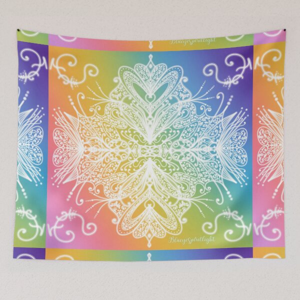 Item preview, Mandala of The Pure-White-Dazzling Ascension Flame Lightcodes XL  designed and sold by NaTeBlueyes.