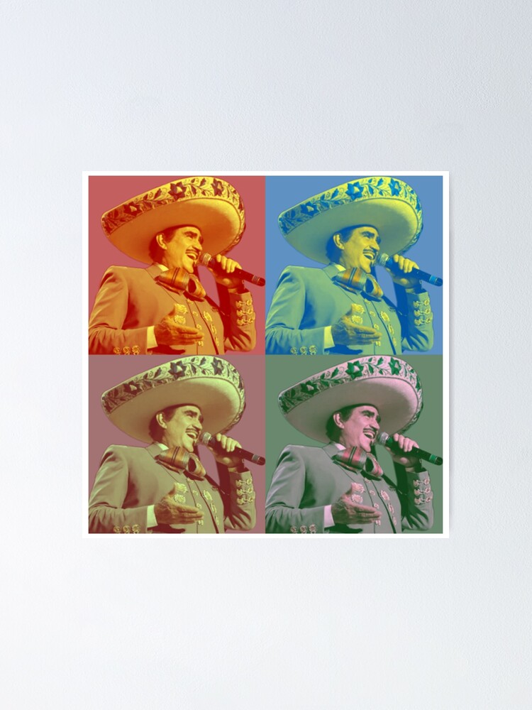 &ldquo;Vicente Fernandez&rdquo; Poster for Sale by BDonlyText | Redbubble