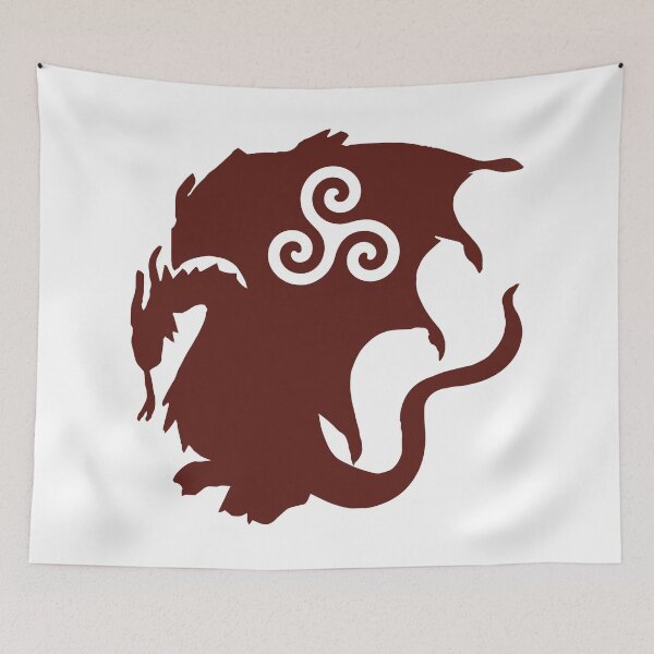 Item preview, Merlín - Dragón Cresta Pendragon con Druid Triskelion designed and sold by pen-dragon-lord.