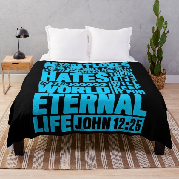Item preview, John 12:25 Eternal Life designed and sold by plushism.
