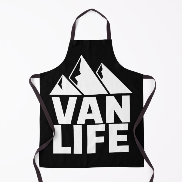 Item preview, Van Life Mountain Range white Graphic Image designed and sold by DARBOL-DESIGN.
