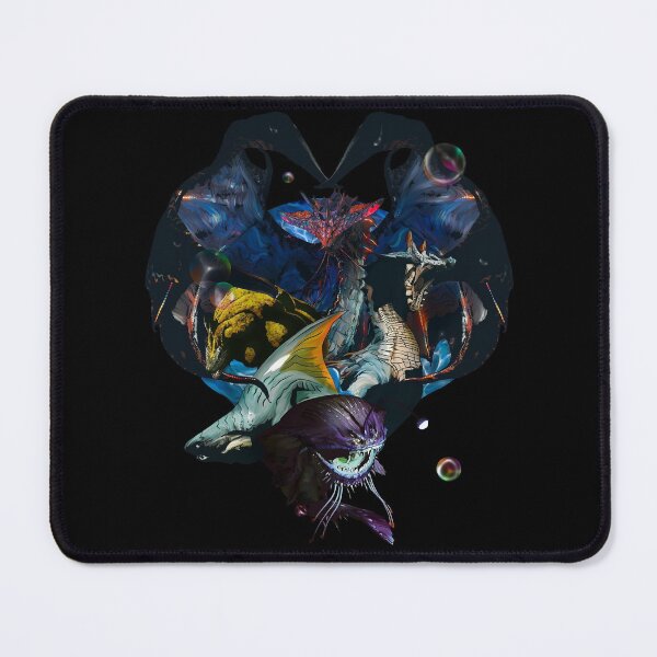 Item preview, Monster Hunter Collage Aqua Terror designed and sold by Fantasyhaze.