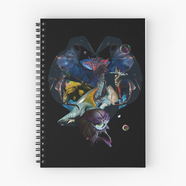 Item preview, Monster Hunter Collage Aqua Terror designed and sold by Fantasyhaze.