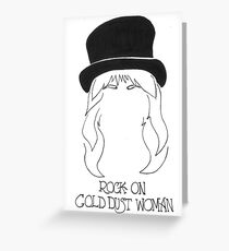 Stevie Nicks Fleetwood Mac Greeting Card