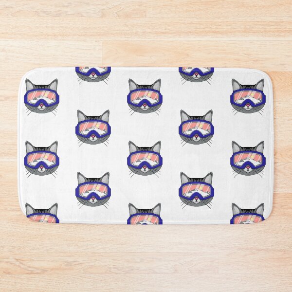 Item preview, Ski Snowboard Cat Wearing Ski Goggles designed and sold by dass-art.