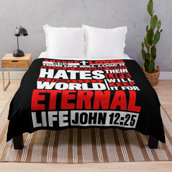 Item preview, John 12:25 Eternal Life designed and sold by plushism.