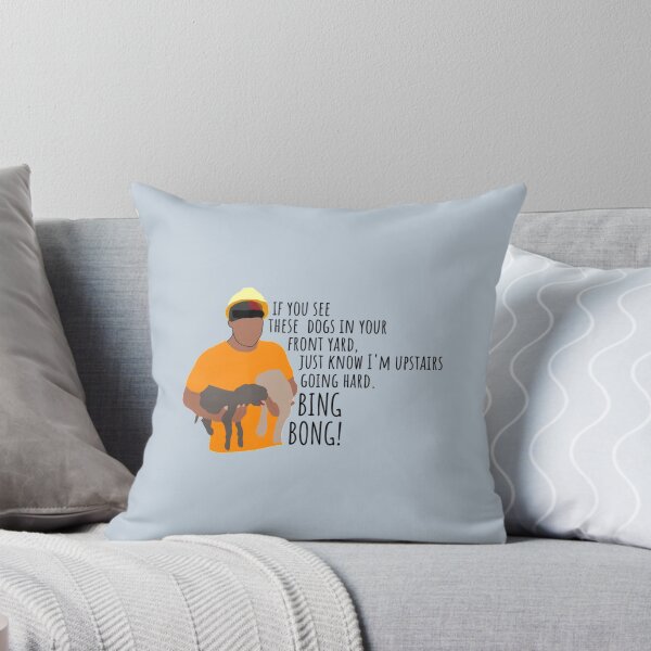 Item preview, if you see these dogs in your front yard, just know I_m upstairs going hard   designed and sold by andomShop.