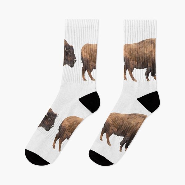 Item preview, bison-Polygonal animals designed and sold by Hartics.