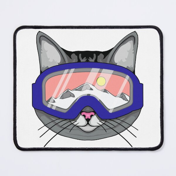 Item preview, Ski Snowboard Cat Wearing Ski Goggles designed and sold by dass-art.