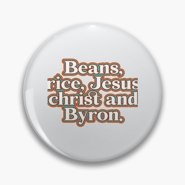 Item preview, Beans rice jesus christ and byron tee   designed and sold by andomShop.