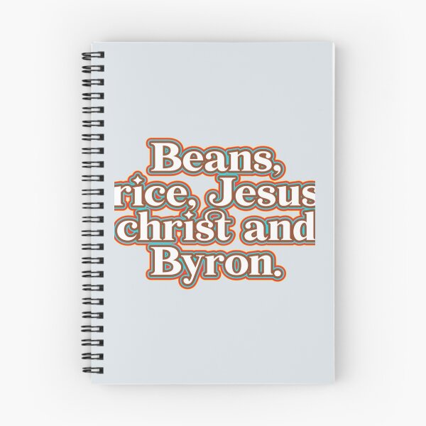 Item preview, Beans rice jesus christ and byron tee   designed and sold by andomShop.