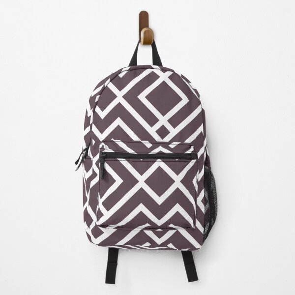 Item preview, Dark Purple and White Stripe Diamond Pattern Pairs DE 2022 Trending Color Grapes of Wrath DET409 designed and sold by ColorOfTheYears.