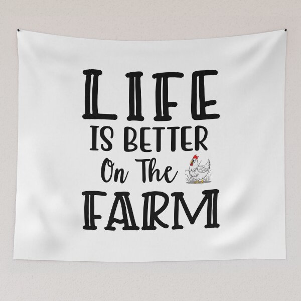Item preview, life is better on the farm designed and sold by Caroodoo.