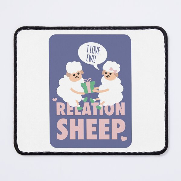 Item preview, Romantic Sheep | Valentine's Day | Love Puns Jokes designed and sold by Fluffy-Vectors.