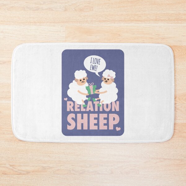 Item preview, Romantic Sheep | Valentine's Day | Love Puns Jokes designed and sold by Fluffy-Vectors.