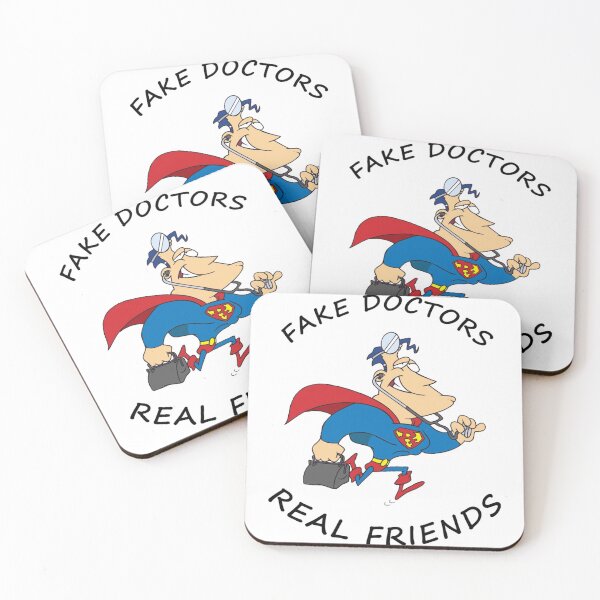 Item preview, FAKE DOCTORS REAL FRIENDS                            designed and sold by QuriousShhop.