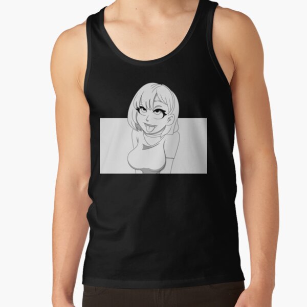 Horny Anime Girl Tank Top