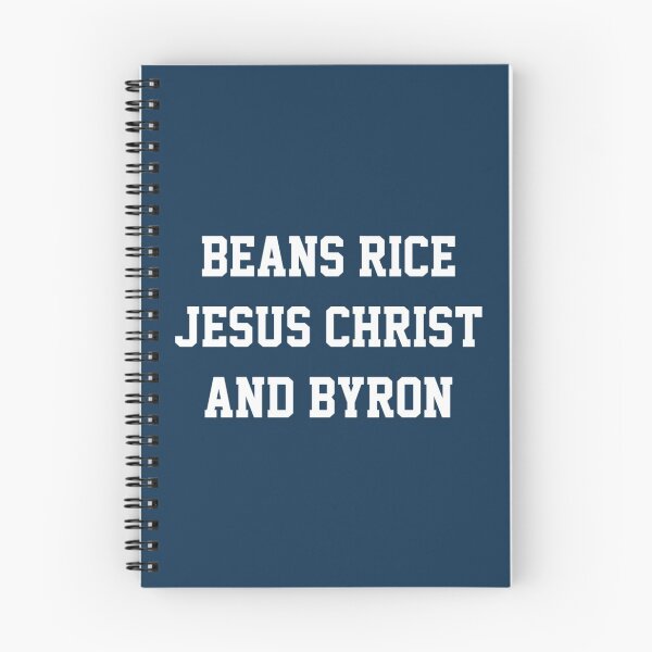 Item preview, Beans Rice Jesus Christ and Byron  designed and sold by andomShop.