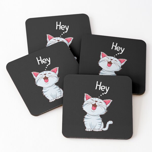 Item preview, Cat Says Hey, Cat, Cute Cat Funny For Animal Lovers  designed and sold by mialinpng.