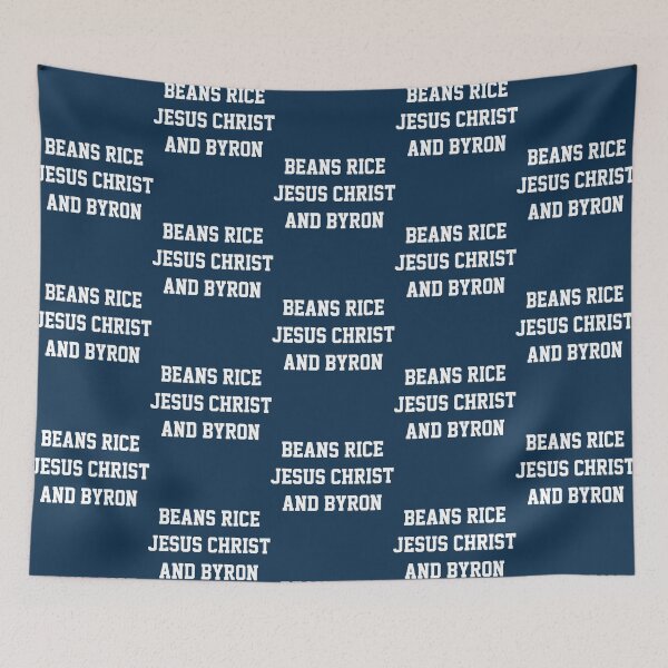 Item preview, Beans Rice Jesus Christ and Byron  designed and sold by andomShop.