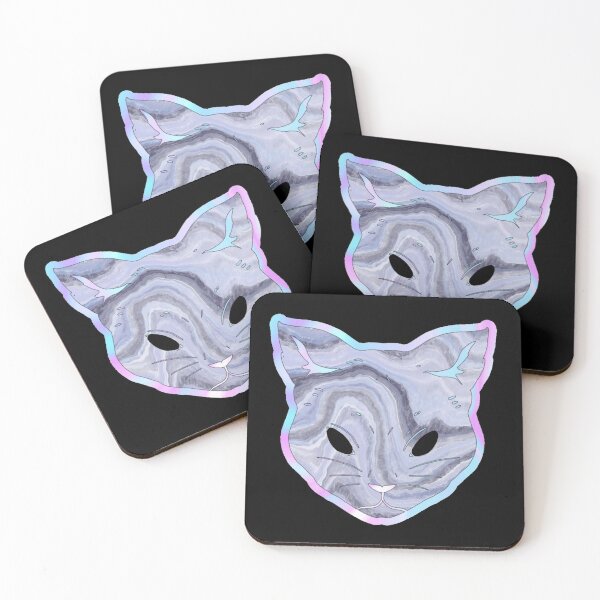 Artikelvorschau, Geode prismatisch schillernde Edelsteinkatze entworfen und verkauft von LukjanovArt.