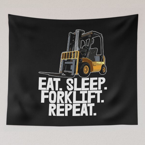 Item preview, Eat. Sleep. Forklift. Repeat. designed and sold by Bendthetrend.