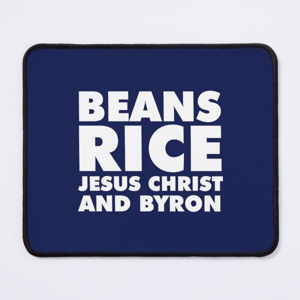 Item preview, Beans Rice Jesus Christ and Byron designed and sold by andomShop.