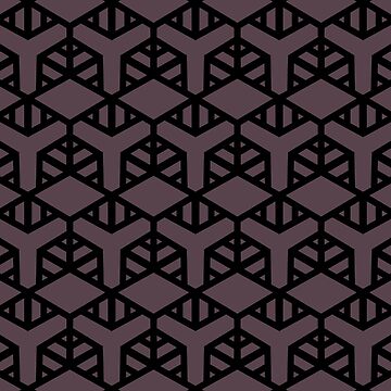 Vorschaubild zum Design Black and Dark Purple Shape Tile Pattern 2 Pairs DE 2022 Trending Color Grapes of Wrath DET409 von ColorOfTheYears