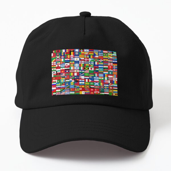 hats with country flags