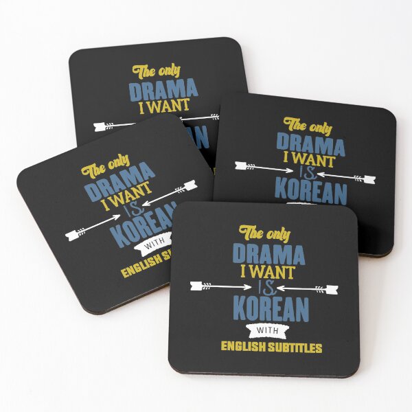 Item preview, The Only Drama I Want Is Korean With English Subtitles -Korean English Subtitles Drama shirt-drama lover for new life designed and sold by RIDA LOUCHACHHA.