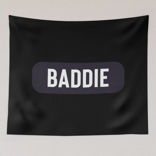 Item preview, Baddie - Funny Helmet Stickers designed and sold by voidcrow.