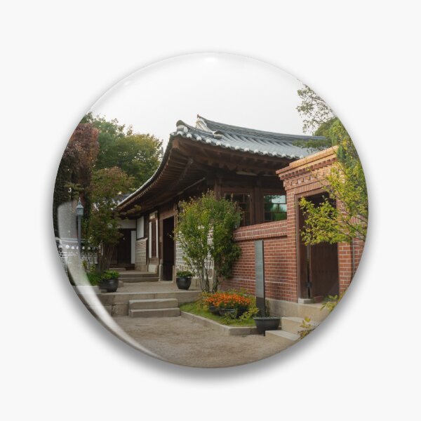 Item preview, Korean Architecture on a street in Bukchon Hanok Village in Seoul, South Korea designed and sold by SnapTPhotograph.