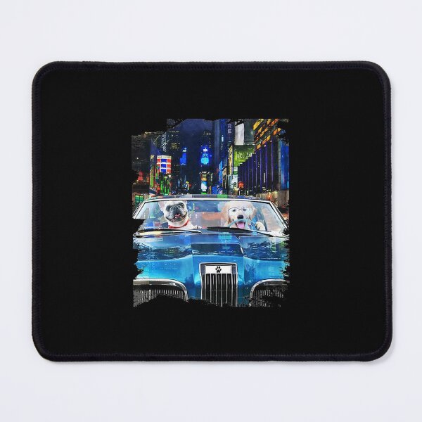 Item preview, Golden Retriever Dog Driving Car, Night Cruise City Funny designed and sold by mialinpng.