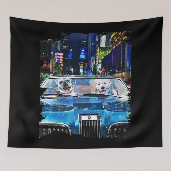 Item preview, Golden Retriever Dog Driving Car, Night Cruise City Funny  designed and sold by mialinpng.