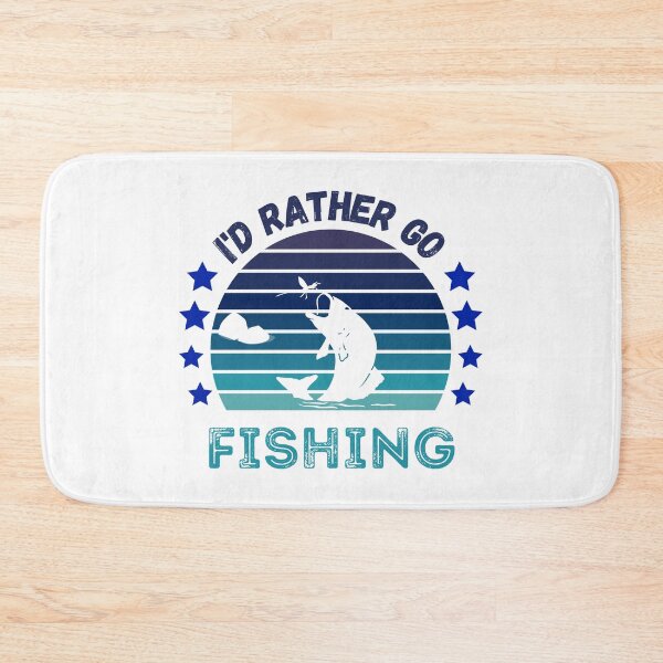 Item preview, I'd Rather Go Fishing Retro Style designed and sold by 9N20.