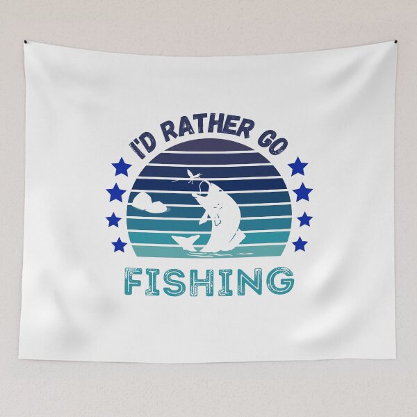 Item preview, I'd Rather Go Fishing Retro Style designed and sold by 9N20.