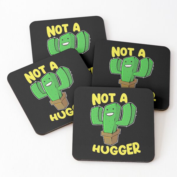 Artikelvorschau, Not a Hugger Cactus - Cute Kawaii Do Not Hug Gift Druck entworfen und verkauft von theodoros20.