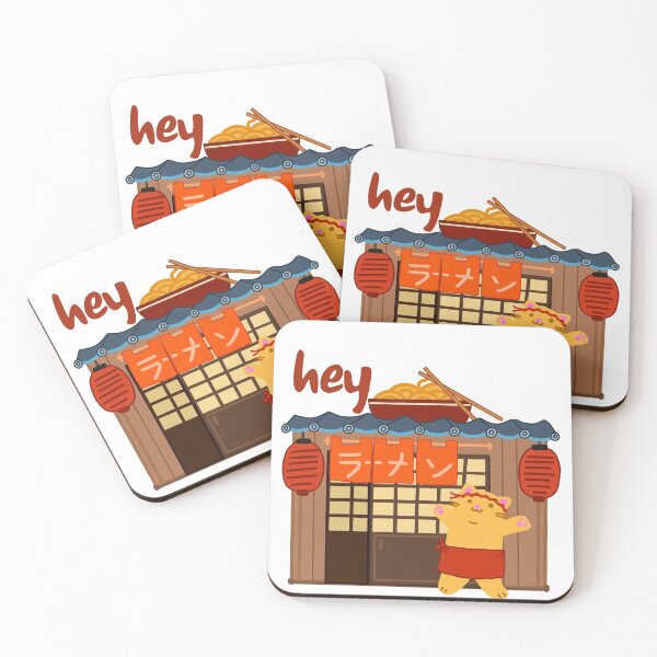 Item preview, cat says hey designed and sold by qofebean.