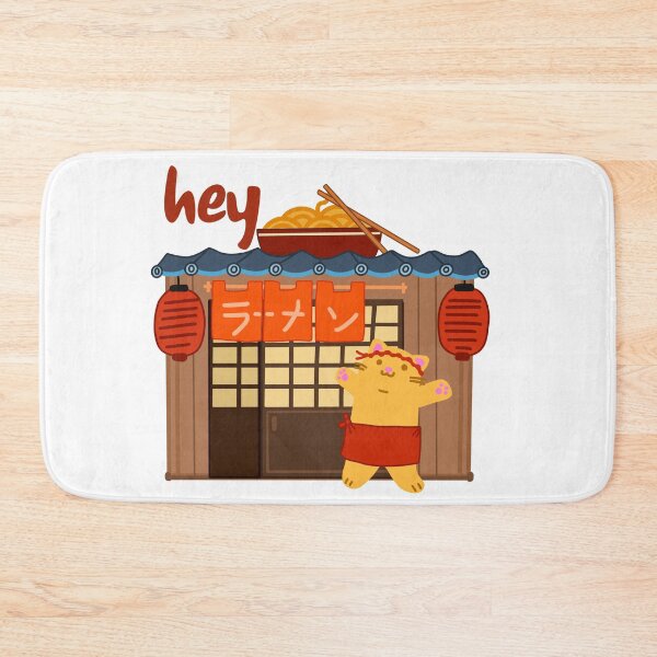 Item preview, cat says hey designed and sold by qofebean.