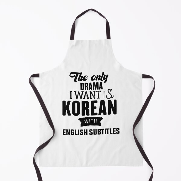 Item preview, The Only Drama I Want Is Korean With English Subtitles -Korean English Subtitles Drama new sticker for new drama designed and sold by RIDA LOUCHACHHA.